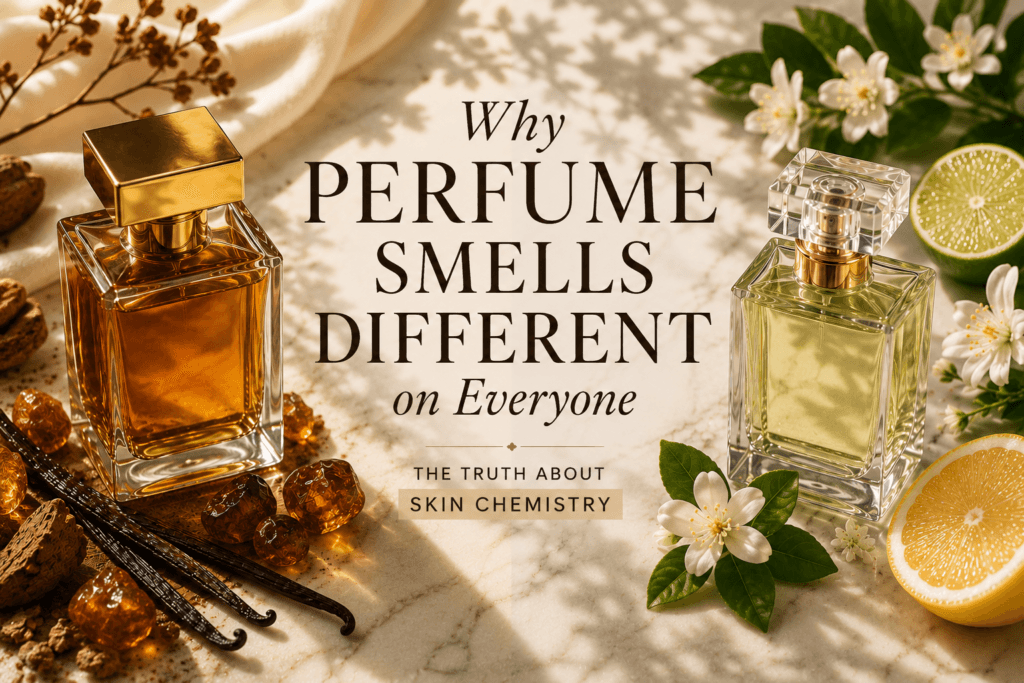 Why perfume smells different on everyone.