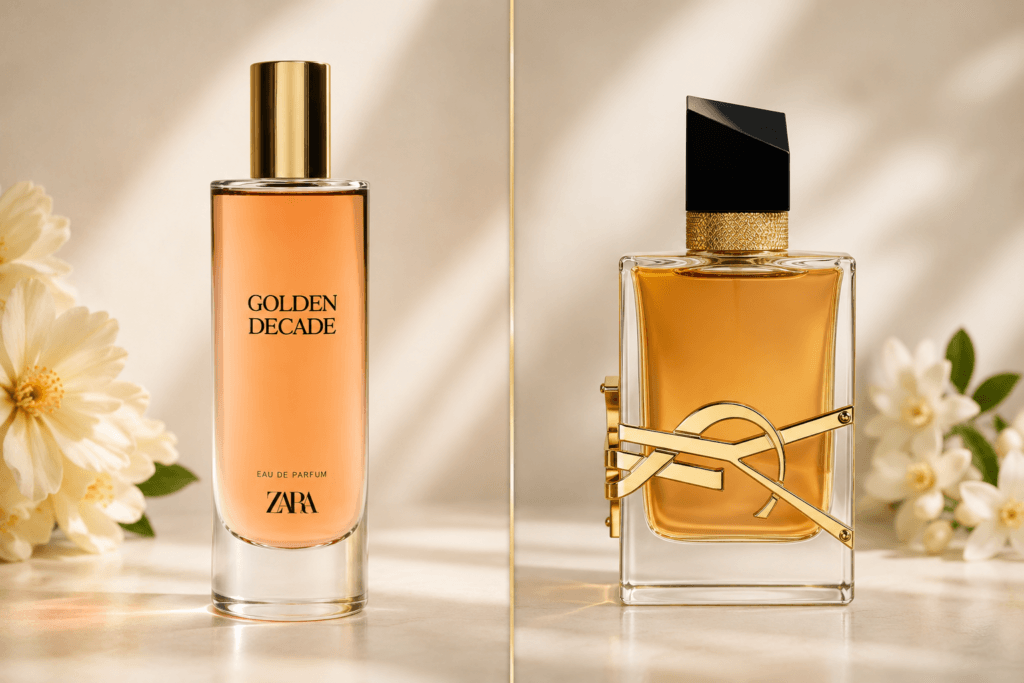 Zara golden decade v/s YSL libre edp