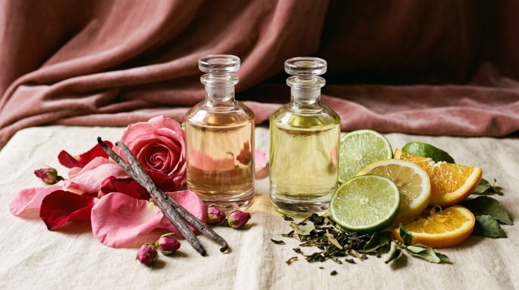 matching fragrance families for perfume layering